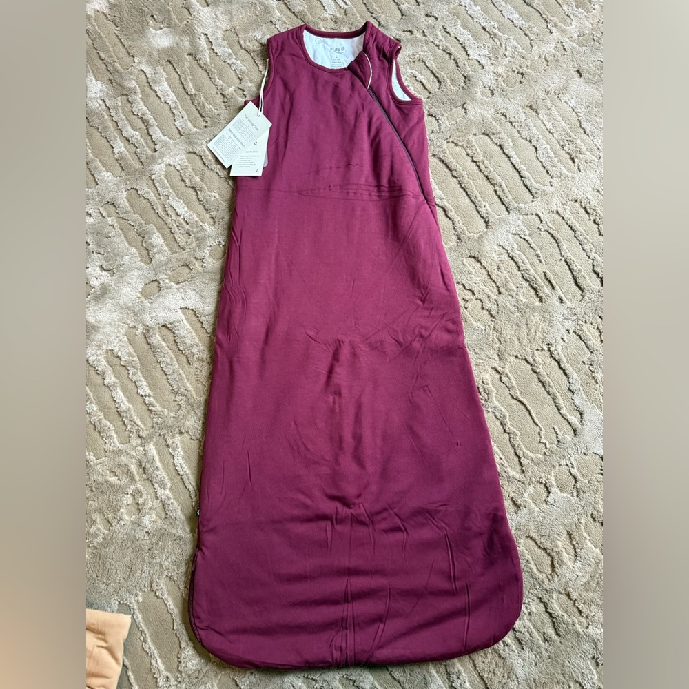 Kyte Baby Bamboo Sleep Bag - Maroon NWT - Picture 4 of 4